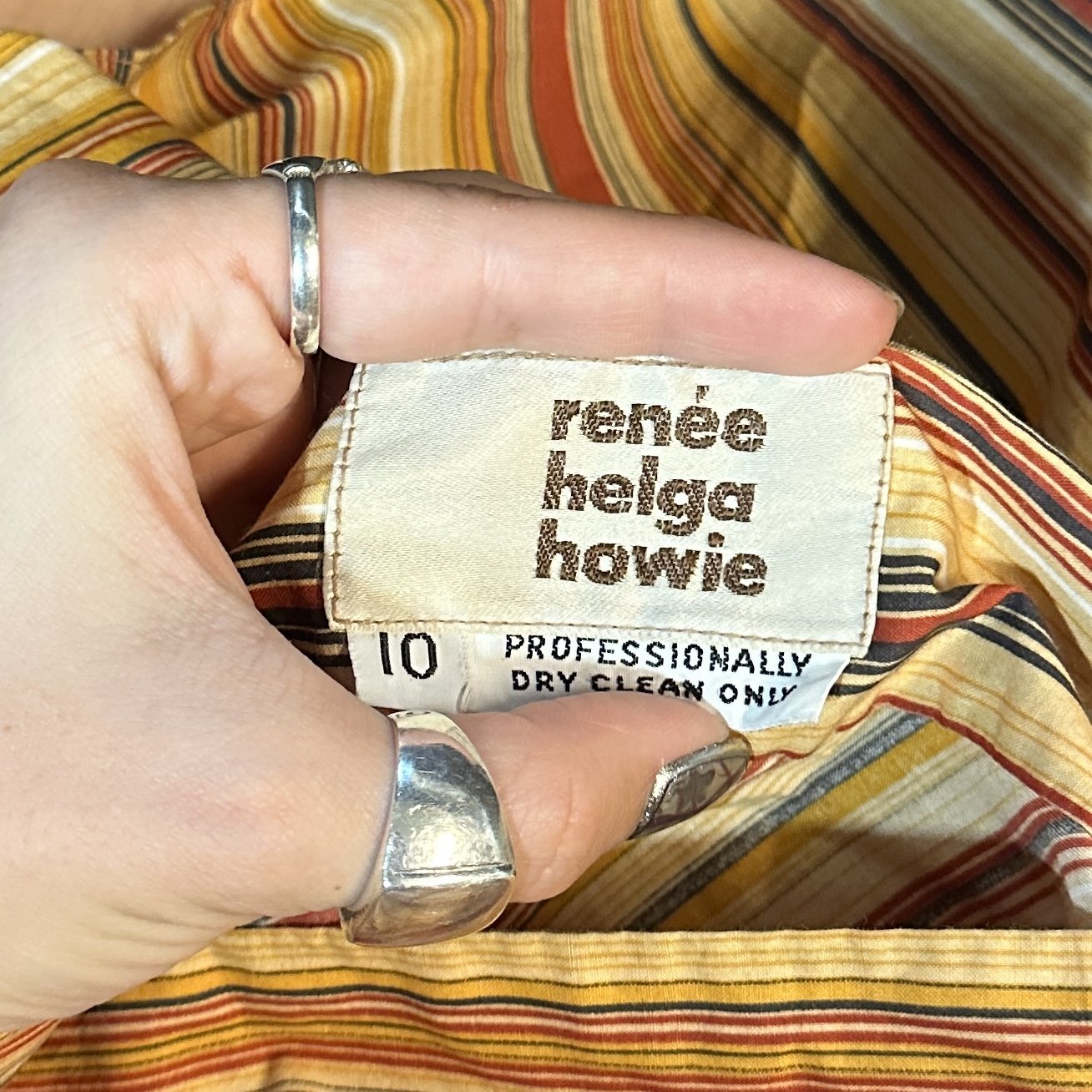70s Boho Jupiter Stripe Cotton Two Piece — La Loupe Vintage 70s Boho Jupiter Stripe Cotton Two Piece — La Loupe Vintage
